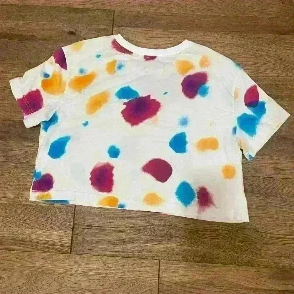 Nike‎ Women's Festival Crop Graphic Short Sleeve T-shirt - Women's M - Preowned